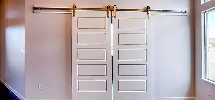 Glass Barn Door with Installation Hardware Kit Casas Adobes